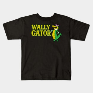 Wally Gator Logo Style Kids T-Shirt